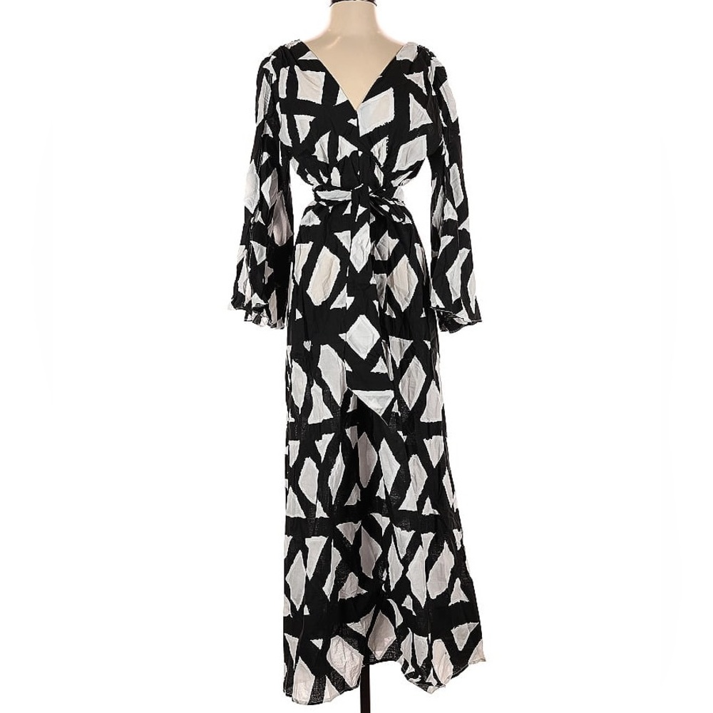 Anonyme Tie-Waist Maxi Dress